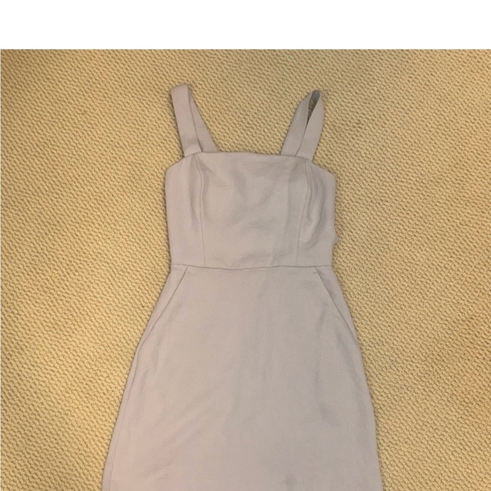 Elegant Cream Sleeveless Dress